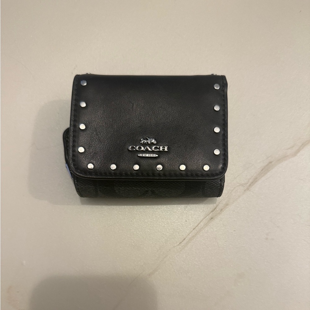 Coach Dark Brown Leather Wallet